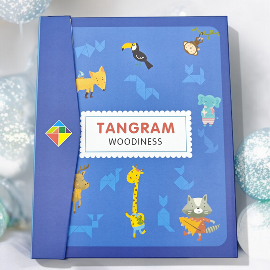 Wooden Magnetic Tangram Shapes Puzzle