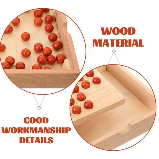 Wooden Single Noble Chess Puzzle Board Game