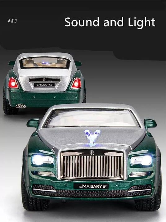 Die Cast Rolls Royce Wraith | 1:22 Scale (Deep Green)