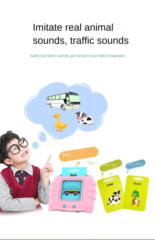 Fun English & Urdu Flashcard Reader Learning Machine