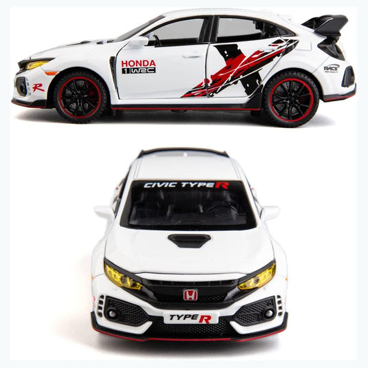 Die Cast Honda Civic Type R | 1:32 Scale (White)