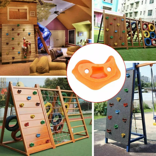 Colorful Rock Climbing Holds Plastic Material- 10 pieces