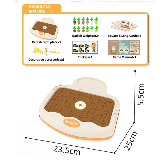 Interesting Radish Farm Carrot Pulling Memory Game