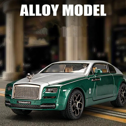 Die Cast Rolls Royce Wraith | 1:22 Scale (Deep Green)