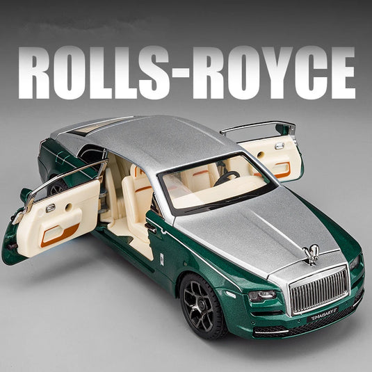 Die Cast Rolls Royce Wraith | 1:22 Scale (Deep Green)