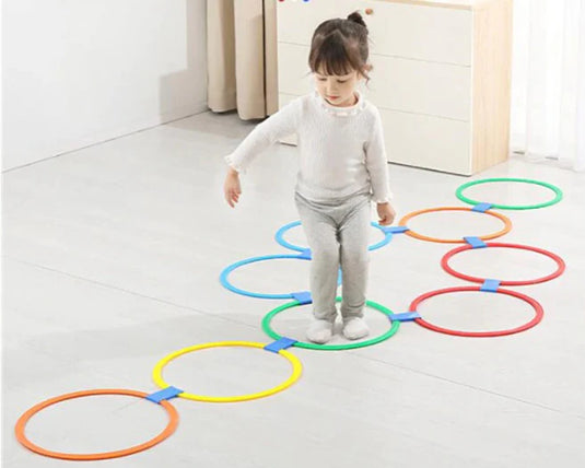 Hopscotch Rings Pretend Play - 10 Pieces