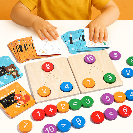 Wooden Numerical Operations Learning Set