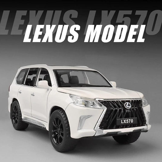 Die Cast Lexus 570 | 1:32 Scale (Off White)