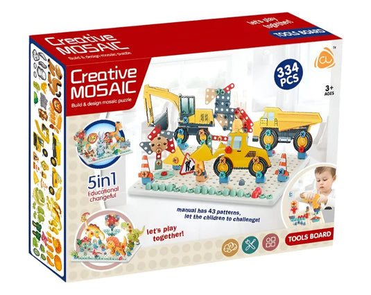 5 in 1 Creative Mosaic Puzzle 334 PCS