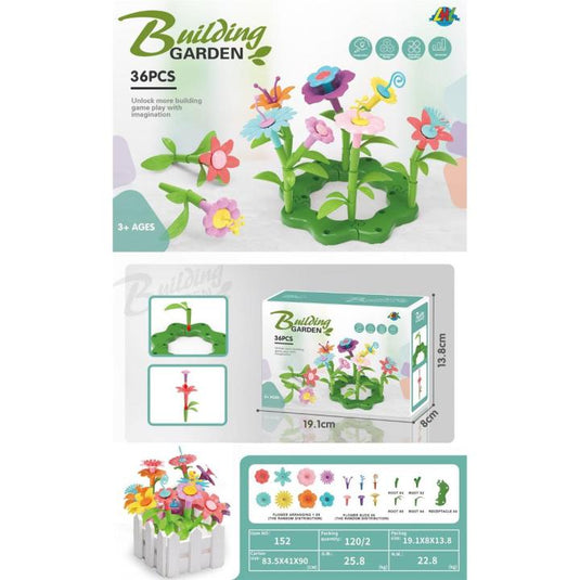 36 Pcs Garden Building Blocks