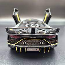 Die Cast Lamborghini Aventador Svj 63 | 1:32 Scale (Black)