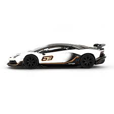 Die Cast Lamborghini Aventador Svj 63 | 1:32 Scale (White)