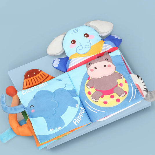 Prairie Animals Hand Puppet Cloth Book