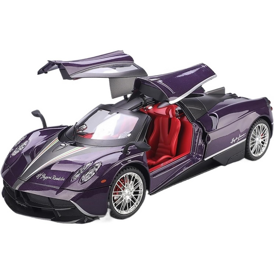 Die Cast Pagani Huayra | 1:22 Scale (Deep Purple)
