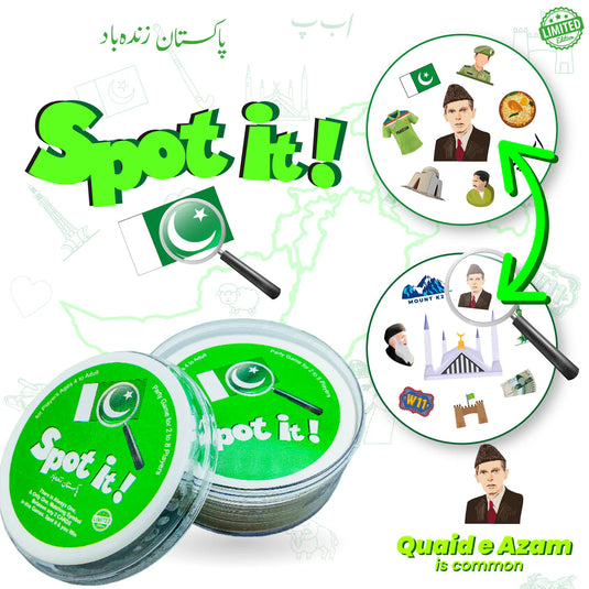 Spot it Game Pakistan Active Play Acrylic Box - 46 Cards
