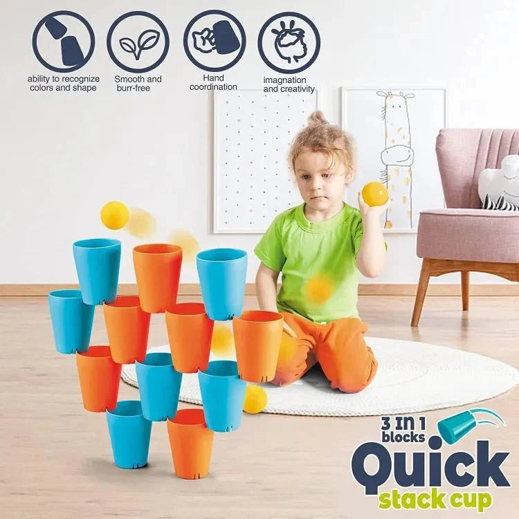 Quick Stack Material 3in1 Quick Stacking Cups (30 PCS)