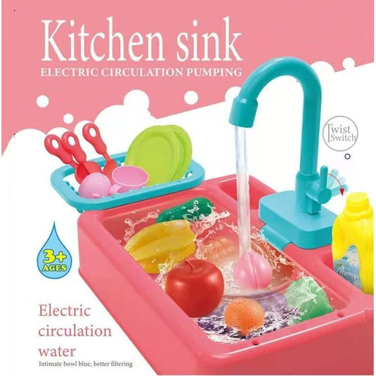 Pretend Play Kitchen Dishwasher Set for Kids
