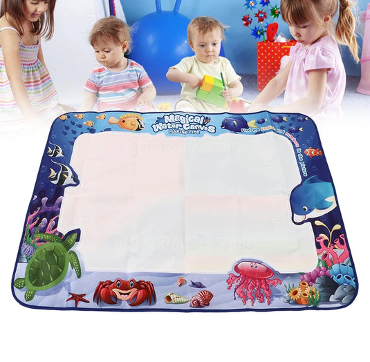 Mini Magical Water Aqua Doodle Mat - 2 Pens and Stencils