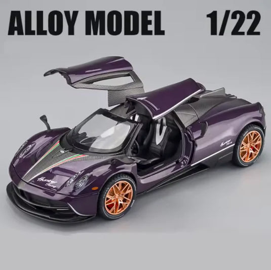 Die Cast Pagani Huayra | 1:22 Scale (Deep Purple)