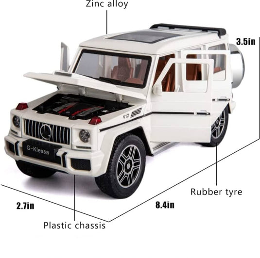Die Cast Mercedes AMG G63 | 1:32 Scale (White)