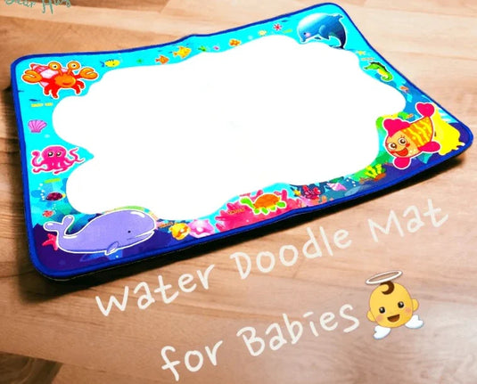 Mini Magical Water Aqua Doodle Mat - 2 Pens and Stencils