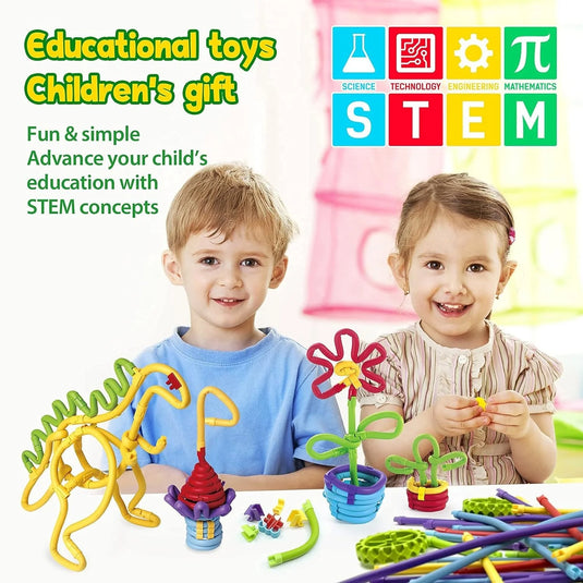 85 PCS 3D Create Soft Building Sticks