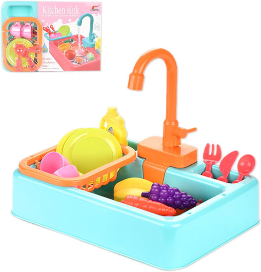 Pretend Play Kitchen Dishwasher Set for Kids