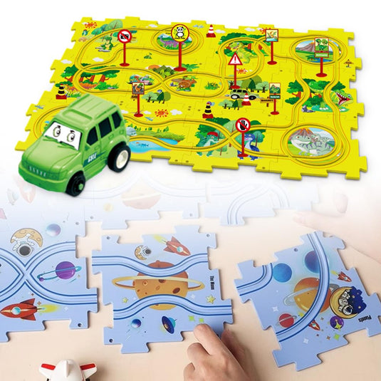 Rail Car Puzzle Track (25 PCS)