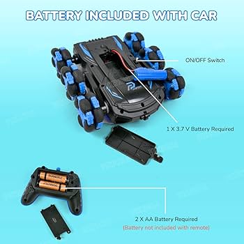 RC | 6 Wheels Spray Stunt Car