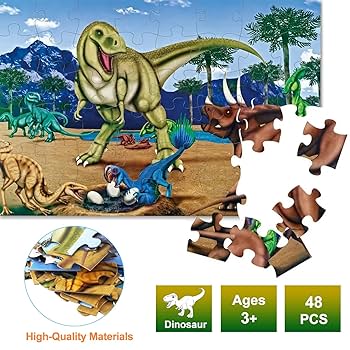 Dinosaur Jigsaw Puzzle 48 Pcs