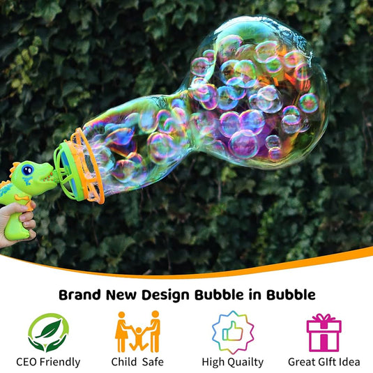 Dinosaur Bubble Machine Gun | Large