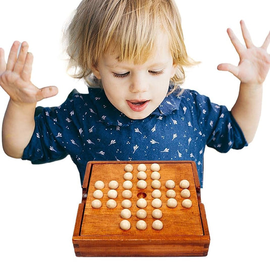 Wooden Single Noble Chess Puzzle Board Game