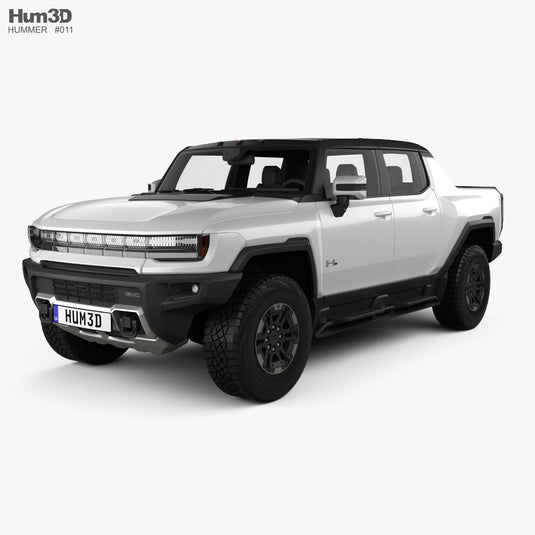 Die Cast GMC Hummer EV | 1:24 Scale (White)