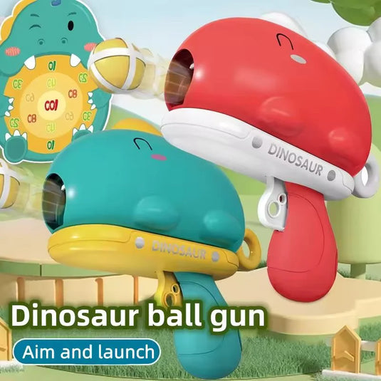 Dinosaur Sticky Ball Gun Shooting Game