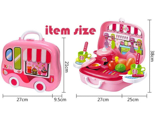 Kitchen Cooking Set For Girls - 25 Pcs