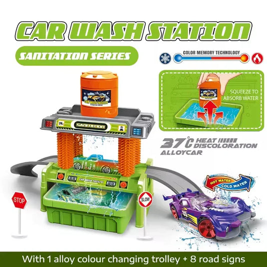 Color Changing Car Wash Station
