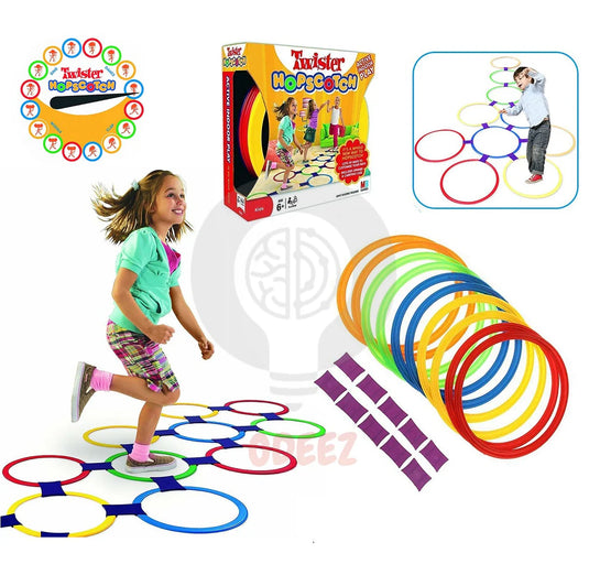Hopscotch Rings Pretend Play - 10 Pieces