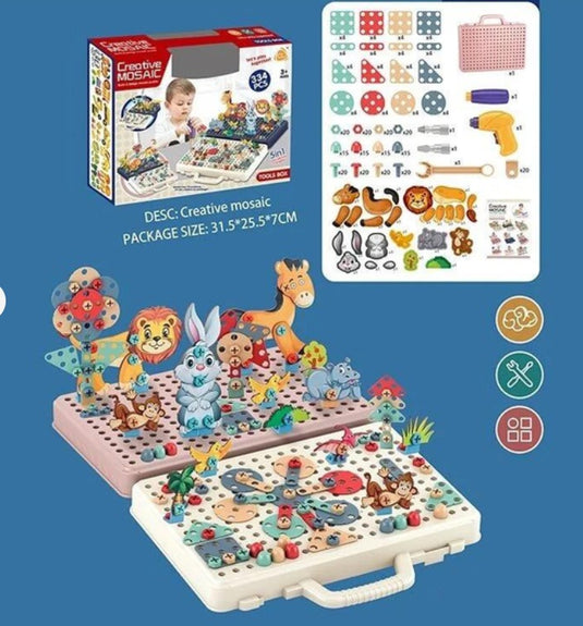 5 in 1 Creative Mosaic Puzzle 334 PCS