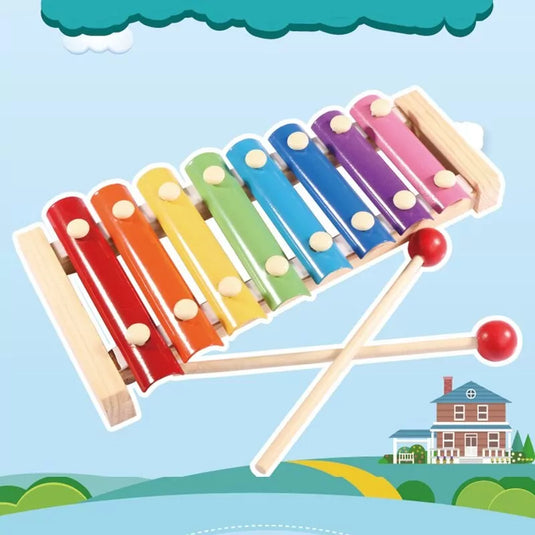 Wooden Hand Knock Xylophone