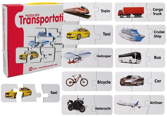 Puzzle Sets Transportation Game