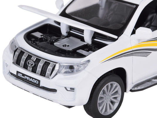 Die Cast Prado Land Cruiser | 1:24 Scale (White)