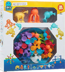 Cute Aliens Silicone and Suction Cups Sensory 39 Pieces