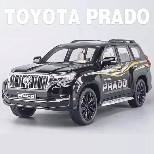 Die Cast Prado Land Cruiser | 1:24 Scale (Black)