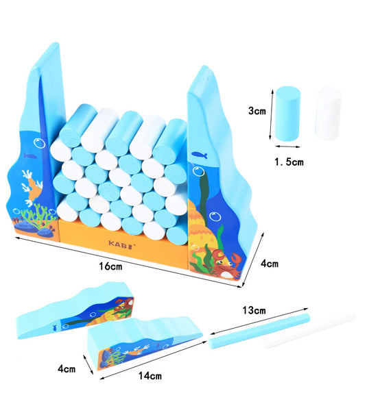 Wooden Whale Dive Game